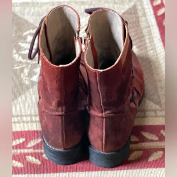 Sundance | Casta Rasta Boots in Rustic Brown Suede, Sz 39 ♥ EUC - Picture 6 of 8